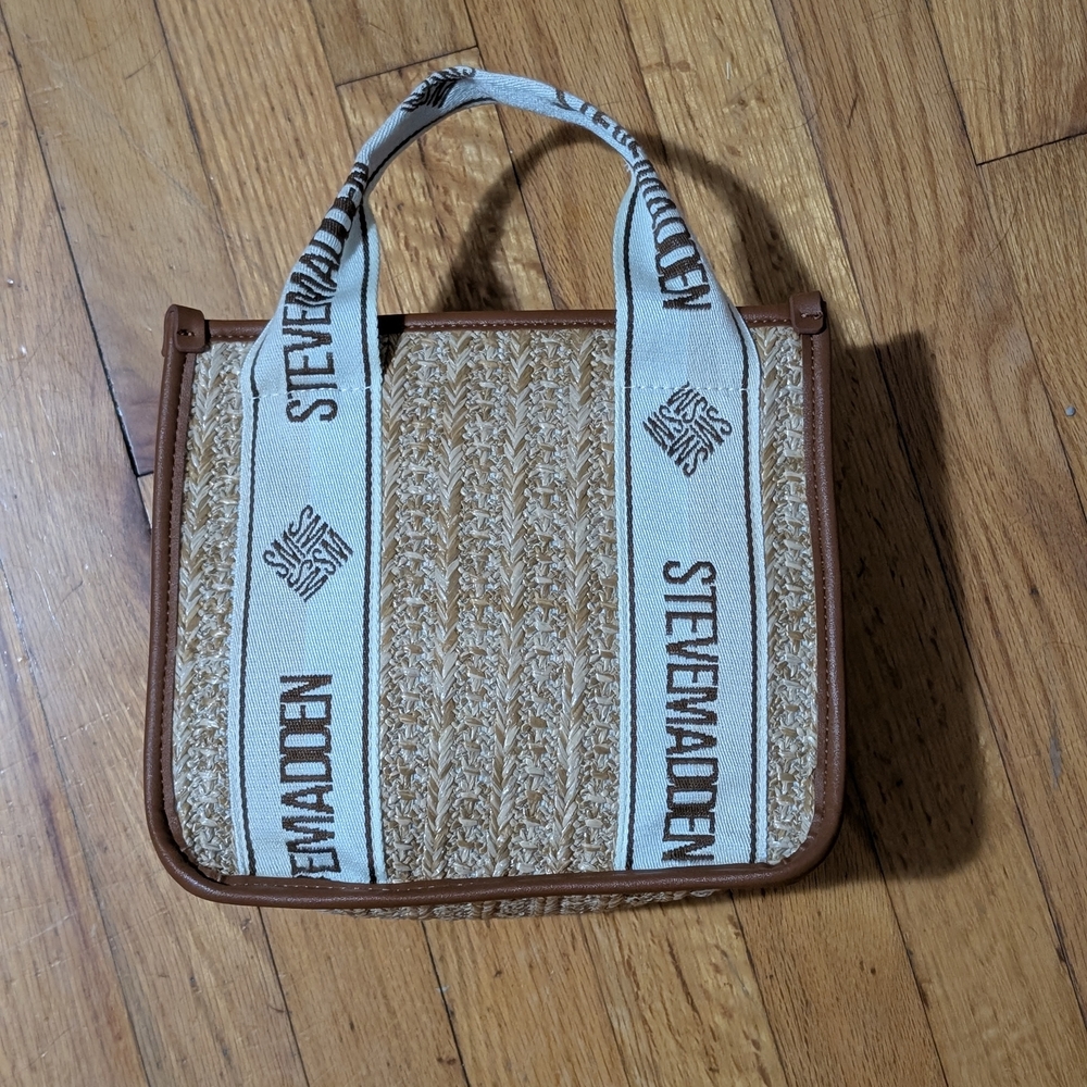Steve Madden Tan and Brown Men's Messenger Bag
